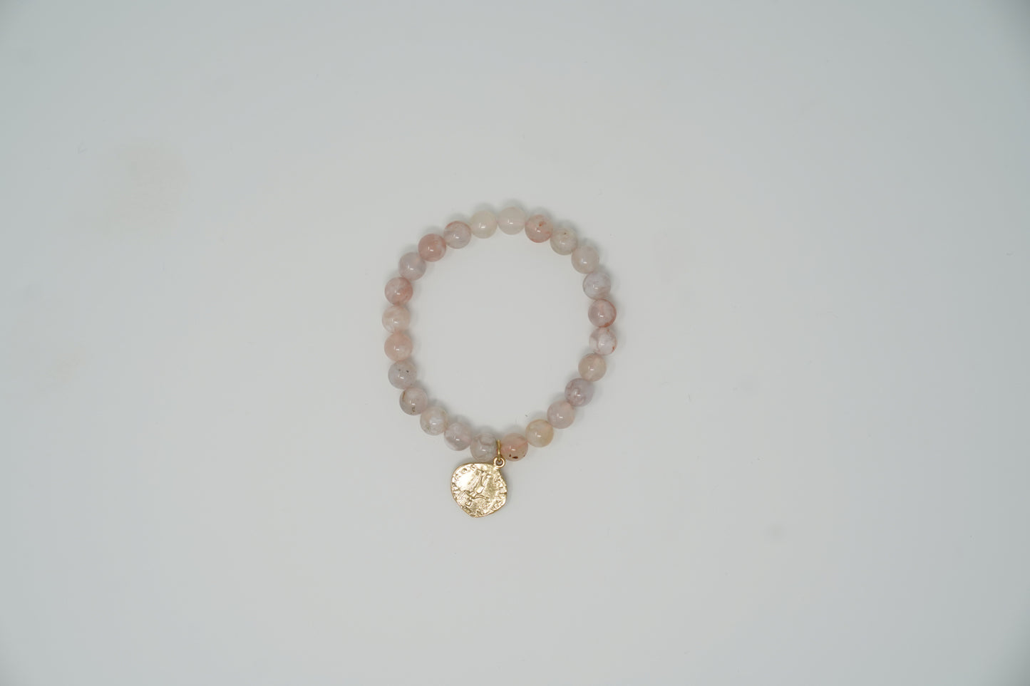 Cherry Quartz Mala Bracelet